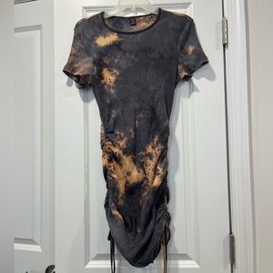 SHEIN Ruched Mini Dress